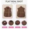 imageEVALESS Womens Puffer Vest Zip Up Cap Sleeve Jackets Travel Fall Outfits 2025 Fashion Warm Winter Coats With PocketsCoffee