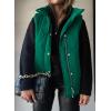 imageEVALESS Cropped Puffer Vest Women Lightweight Quilted Stand Collar Sleeveless Jackets Fall Winter 2025 Button Zip Up CoatAtlantic Green