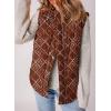 imageEVALESS Cropped Puffer Vest Women Lightweight Quilted Stand Collar Sleeveless Jackets Fall Winter 2025 Button Zip Up CoatPlaid Dark Brown