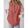 imageEVALESS Cropped Puffer Vest Women Lightweight Quilted Stand Collar Sleeveless Jackets Fall Winter 2025 Button Zip Up CoatPlaid Red