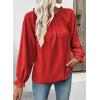 imageEVALESS Country Concert Outfits Off The Shoulder Tops for Women Cute Puff Sleeve T Shirts Womens Fashion Clothing 2025Fiery Red