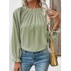 imageEVALESS Country Concert Outfits Off The Shoulder Tops for Women Cute Puff Sleeve T Shirts Womens Fashion Clothing 2025Grass Green