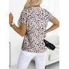 imageEVALESS Womens Casual Polka Dot Tops Crewneck Short Sleeve T Shirts Fashion Outfits 2026 Spring Summer Shirts3b Apricot