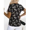imageEVALESS Womens Casual Polka Dot Tops Crewneck Short Sleeve T Shirts Fashion Outfits 2026 Spring Summer ShirtsG Black