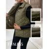 imageEVALESS Puffer Vest Women Fall Winter Coats 2025 Lightweight Stand Collar Vest Trendy Sleeveless Zip Up Quilted JacketsMoss Green