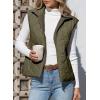 imageEVALESS Puffer Vest Women Fall Winter Coats 2025 Lightweight Stand Collar Vest Trendy Sleeveless Zip Up Quilted JacketsMoss Green