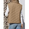 imageEVALESS Puffer Vest Women Fall Winter Coats 2025 Lightweight Stand Collar Vest Trendy Sleeveless Zip Up Quilted JacketsSmoke Gray