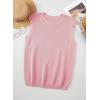imageEVALESS Womens Summer Sleeveless Sweater Vest Lightweight Crewneck Knit Pullover Sweaters Tank TopsB Grey