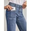 imageEVALESS Womens Jeans Wide Leg High Waisted Straight Bootcut Jeans Trendy Fall 2025 Zimbaplatinum Stretchy Denim PantsMyosotis