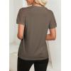 imageEVALESS Lace Tops for Women Spring Summer Short Sleeve Shirts 2026 Dressy Casual Blouses Fashion Date Night OutfitC Brown