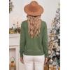 imageEVALESS Cardigan Sweaters for Women Wool Blend Lightweight Trendy Long Sleeve Lapel Collar Button Down Sweater CardigansClover Green