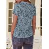 imageEVALESS Womens Casual Polka Dot Tops Crewneck Short Sleeve T Shirts Fashion Outfits 2026 Spring Summer Shirts2b Gray Blue