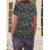 imageEVALESS Womens Casual Polka Dot Tops Crewneck Short Sleeve T Shirts Fashion Outfits 2026 Spring Summer Shirts4b Black