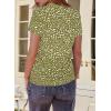 imageEVALESS Womens Casual Polka Dot Tops Crewneck Short Sleeve T Shirts Fashion Outfits 2026 Spring Summer ShirtsD1 Green
