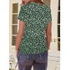 imageEVALESS Womens Casual Polka Dot Tops Crewneck Short Sleeve T Shirts Fashion Outfits 2026 Spring Summer ShirtsD2 Green