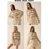 image:imageEVALESS Womens Sweater 2024 Fall Winter Crewneck Long Sleeve Color Block Striped Sweaters Casual Knit Pullover Jumper TopsStriped Khaki