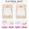 image:imageEVALESS Womens Tops Off The Shoulder Blouses for Women Dressy Casual Cute Puff Sleeve T Shirts Fashion 2026White