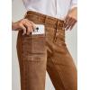 image:imageEVALESS Womens Jeans Wide Leg High Waisted Straight Bootcut Jeans Trendy Fall 2025 Zimbaplatinum Stretchy Denim PantsBrown