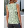 image:imageEVALESS Tank Tops for Women 2026 Spring Summer Outfits Cute Polka Dots Sleeveless Tops Loose Fit Shirts00 D Green