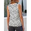 image:imageEVALESS Tank Tops for Women 2026 Spring Summer Outfits Cute Polka Dots Sleeveless Tops Loose Fit Shirts00 D White
