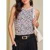 image:imageEVALESS Tank Tops for Women 2026 Spring Summer Outfits Cute Polka Dots Sleeveless Tops Loose Fit ShirtsB Apricot