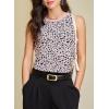 image:imageEVALESS Tank Tops for Women 2026 Spring Summer Outfits Cute Polka Dots Sleeveless Tops Loose Fit ShirtsB Apricot