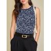image:imageEVALESS Tank Tops for Women 2026 Spring Summer Outfits Cute Polka Dots Sleeveless Tops Loose Fit ShirtsB Blue