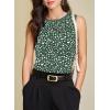 image:imageEVALESS Tank Tops for Women 2026 Spring Summer Outfits Cute Polka Dots Sleeveless Tops Loose Fit ShirtsB Green