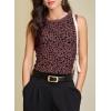 image:imageEVALESS Tank Tops for Women 2026 Spring Summer Outfits Cute Polka Dots Sleeveless Tops Loose Fit ShirtsB Red
