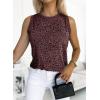 image:imageEVALESS Tank Tops for Women 2026 Spring Summer Outfits Cute Polka Dots Sleeveless Tops Loose Fit ShirtsB Red