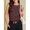 image:imageEVALESS Tank Tops for Women 2026 Spring Summer Outfits Cute Polka Dots Sleeveless Tops Loose Fit ShirtsB Red