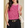 image:imageEVALESS Tank Tops for Women 2026 Spring Summer Outfits Cute Polka Dots Sleeveless Tops Loose Fit ShirtsB1 Pink