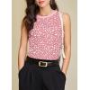image:imageEVALESS Tank Tops for Women 2026 Spring Summer Outfits Cute Polka Dots Sleeveless Tops Loose Fit ShirtsB2 Pink