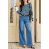 image:imageEVALESS Womens Crewneck Long Sleeve Tops Casual Polka Dots Tops Summer Spring 2026 Tshirts Shirts1b Gray Blue