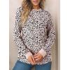 image:imageEVALESS Womens Crewneck Long Sleeve Tops Casual Polka Dots Tops Summer Spring 2026 Tshirts Shirts3b Apricot