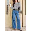 image:imageEVALESS Womens Crewneck Long Sleeve Tops Casual Polka Dots Tops Summer Spring 2026 Tshirts ShirtsI Gray
