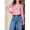 image:imageEVALESS Womens Crewneck Long Sleeve Tops Casual Polka Dots Tops Summer Spring 2026 Tshirts ShirtsI Pink