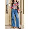 image:imageEVALESS Womens Crewneck Long Sleeve Tops Casual Polka Dots Tops Summer Spring 2026 Tshirts ShirtsNew Floral Print
