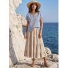 image:imageEVALESS Womens Tops Summer Trendy Dressy Casual Boho V Neck Short Sleeve Shirts Work Business Cute Loose BlousesSky Blue