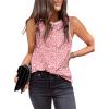 image:imageEVALESS Tank Tops for Women 2026 Spring Summer Outfits Cute Polka Dots Sleeveless Tops Loose Fit ShirtsB2 Pink