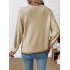 image:imageEVALESS Womens Cardigan Sweaters Trendy V Neck Long Sleeve Open Front Bow Tie Knit Chunky Lightweight Fall OuterwearBeige