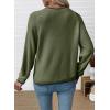 image:imageEVALESS Womens Cardigan Sweaters Trendy V Neck Long Sleeve Open Front Bow Tie Knit Chunky Lightweight Fall OuterwearFour Leaf Clover