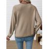 image:imageEVALESS Womens Cardigan Sweaters Trendy V Neck Long Sleeve Open Front Bow Tie Knit Chunky Lightweight Fall OuterwearParchment
