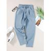 image:imageEVALESS Womens High Waisted Baggy Boyfriend Barrel JeansMyosotis