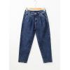 image:imageEVALESS Womens High Waisted Baggy Boyfriend Barrel JeansSail Blue