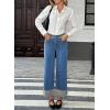 image:imageEVALESS Womens High Waisted Wide Leg JeansIvy