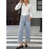 image:imageEVALESS Womens High Waisted Wide Leg JeansLight Blue