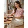 image:imageEVALESS Womens Tops Off The Shoulder Blouses for Women Dressy Casual Cute Puff Sleeve T Shirts Fashion 2026Apricot Pink