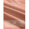 image:imageEVALESS Womens Wide Leg Pants Elastic High Waisted Waffle Knit Work Palazzo Pants Business Casual Trousers with PocketsT Dusty Pink