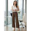 image:imageEVALESS Womens Dress Pants High Waisted Business Casual Work Office TrousersDark Khaki